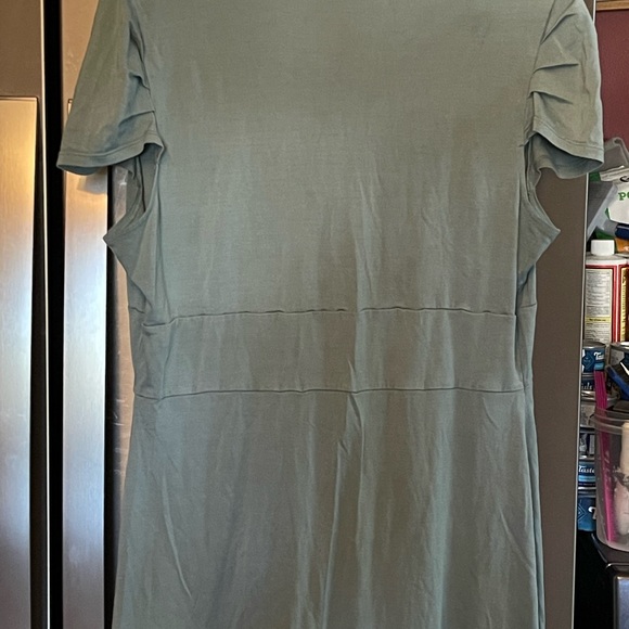 Banana Republic summer dress Sz. Large Seafoam green color. - Picture 5 of 6